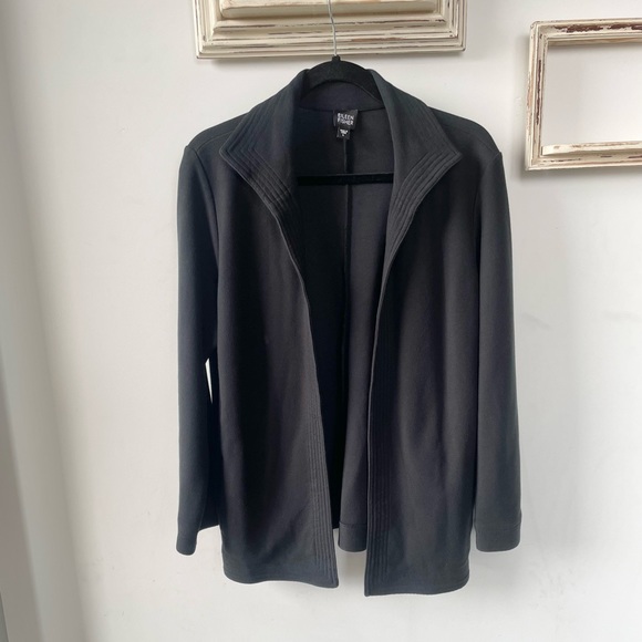 Eileen Fisher Cotton Blazer - Picture 1 of 13